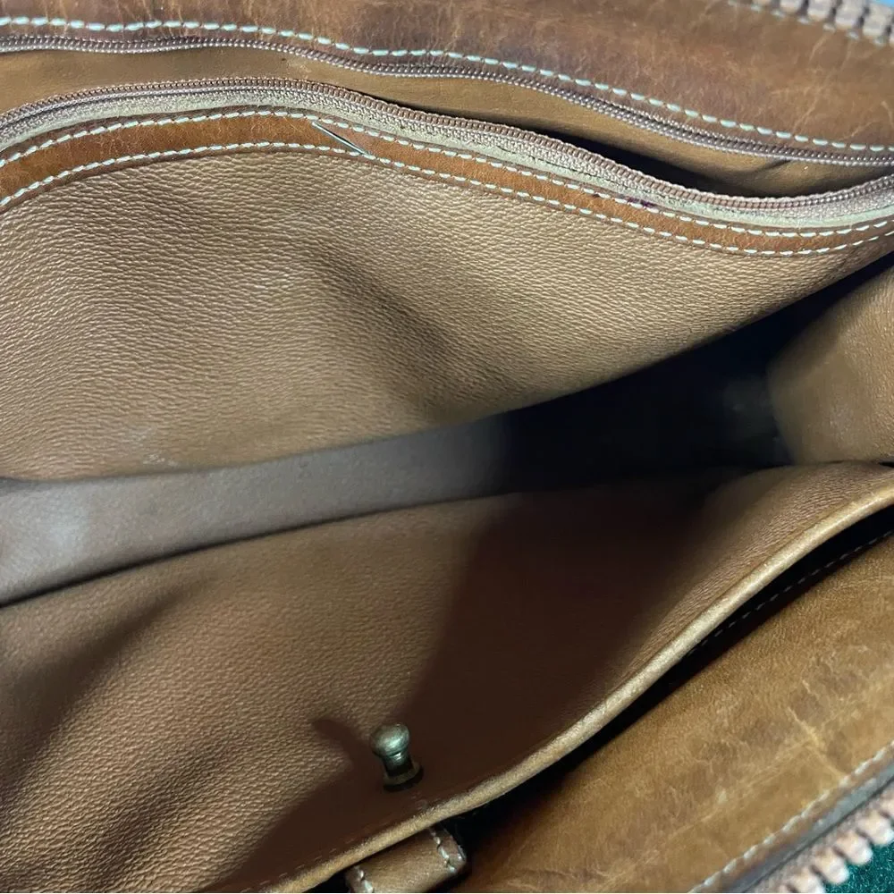 Vtg Dooney & Burke Leather Bag - Picture 6 of 9